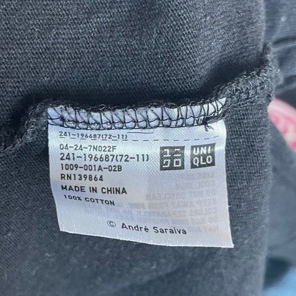 Mens Uniqlo André Saraiva Tee sz Med - Picture 6 of 6